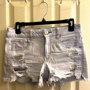 American Eagle Super Super Stretch Midi jeans shorts size 8